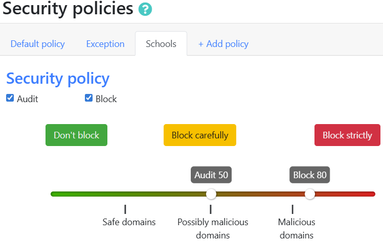 Schools policy