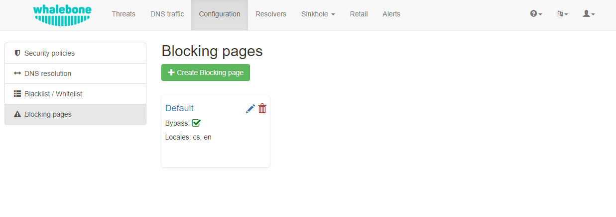 Blocking Pages Overview